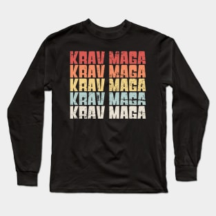 Vintage KRAV MAGA Martial Arts Long Sleeve T-Shirt